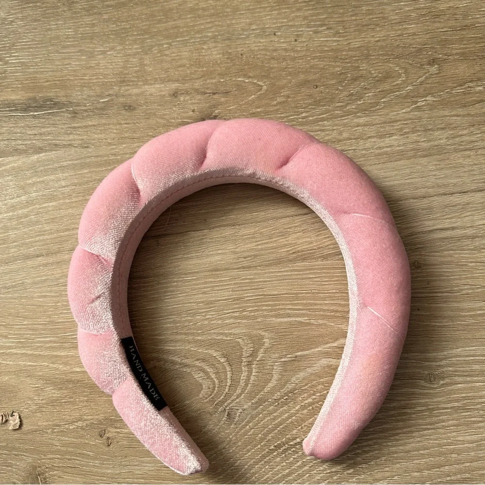 Handmade terry towel spa headband